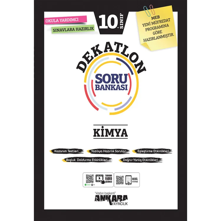 ANKARA 10.SINIF DEKATLON KİMYA SORU BANKASI