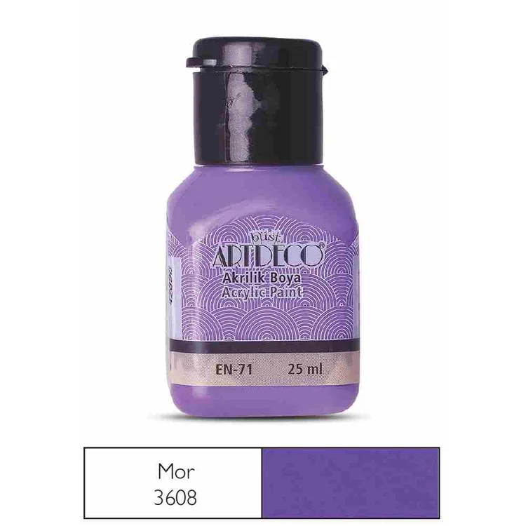 ARTDECO AKRİLİK BOYA 25 ML. MOR Y-070A-3608
