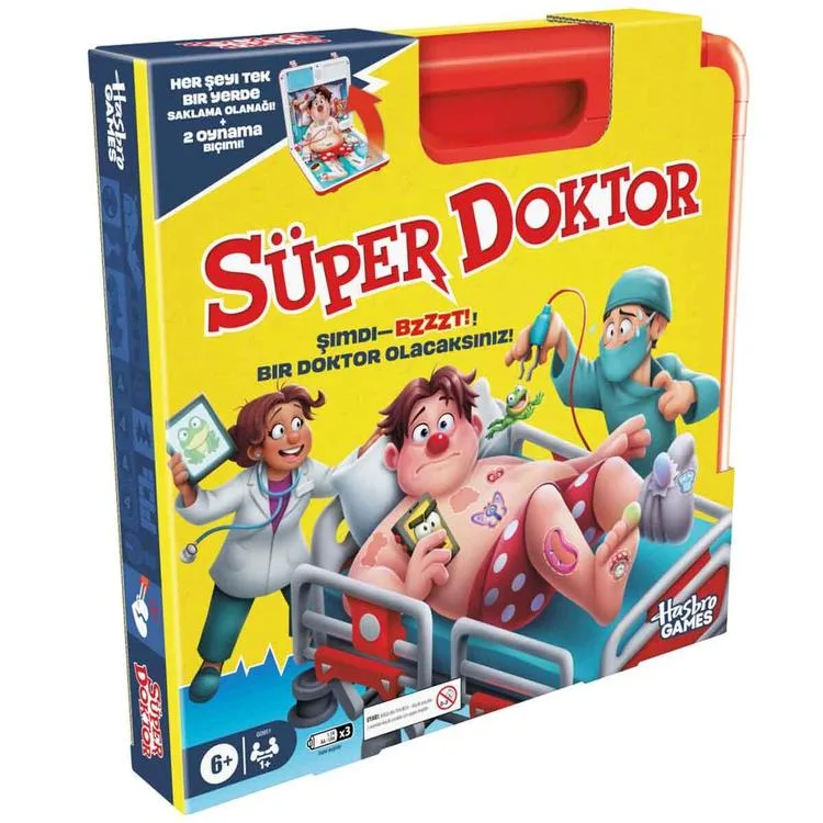 HASBRO G0951 CLASSIC OPERATION REFRESH SESLİ VE IŞIKLI SÜPER DOKTOR 6+