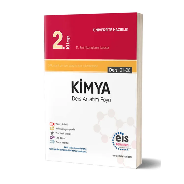 EİS YKS KİMYA DERS ANLATIM FÖYÜ 2. KİTAP