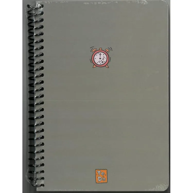 PAPİRÜS TO DO SERT KAPAK SPİRALLİ 16X23 120YP. KARELİ DEFTER
