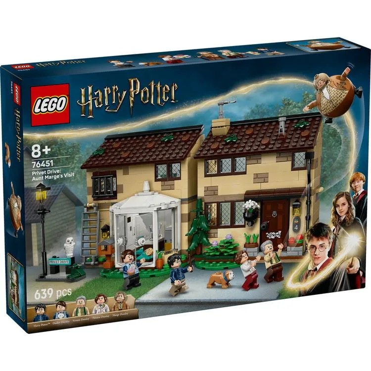 LEGO 76451 HARRY POTTER PRIVET DRIVE : AUNT MARGE'S VISIT 639 PARÇA 8+