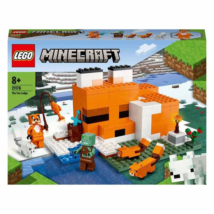 LEGO MINECRAFT 21178 THE FOX LODGE 193 PARÇA