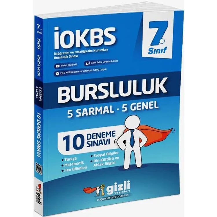 GİZLİ 7. SINIF İOKBS BURSLULUK 10 DENEME SINAVI
