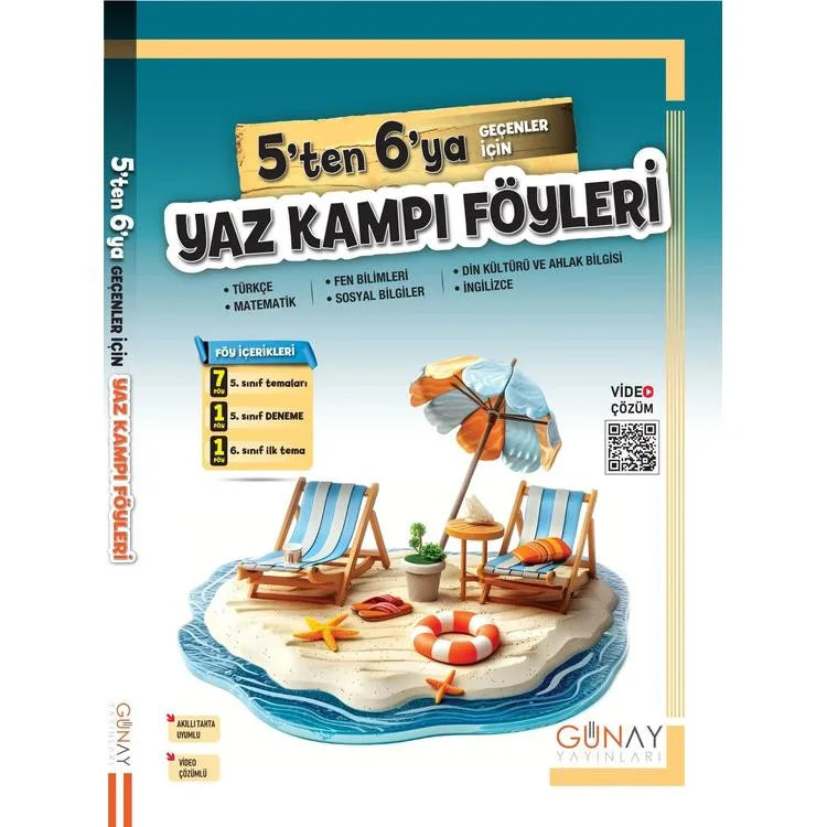 GÜNAY BUMERANG 5' TEN 6'YA GEÇENLER İÇİN YAZ KAMPI FÖYLERİ