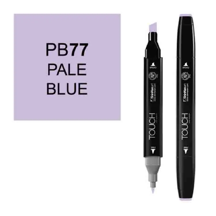 TOUCH TWIN PB77 ÇİFT UÇLU MARKER PALE BLUE