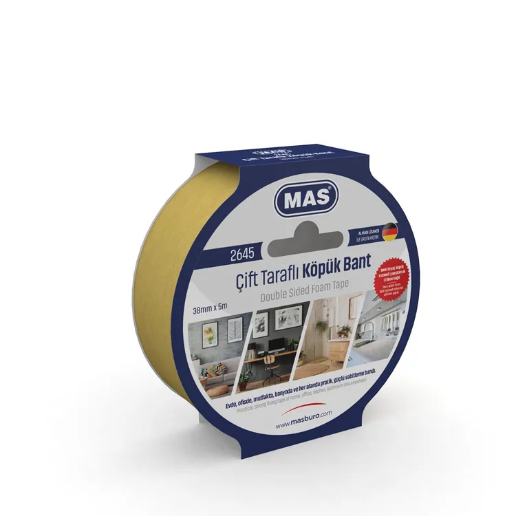 MAS 2645 ÇİFT TARAFLI KÖPÜK BANT 38mmx5m