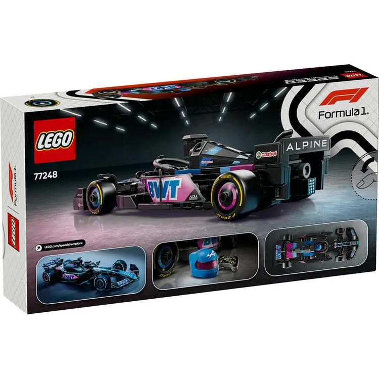 LEGO SPEED CHAMPIONS 77248 BWT ALPINE F1 TEAM A524 YARIŞ ARABASI 258 PARÇA 10+
