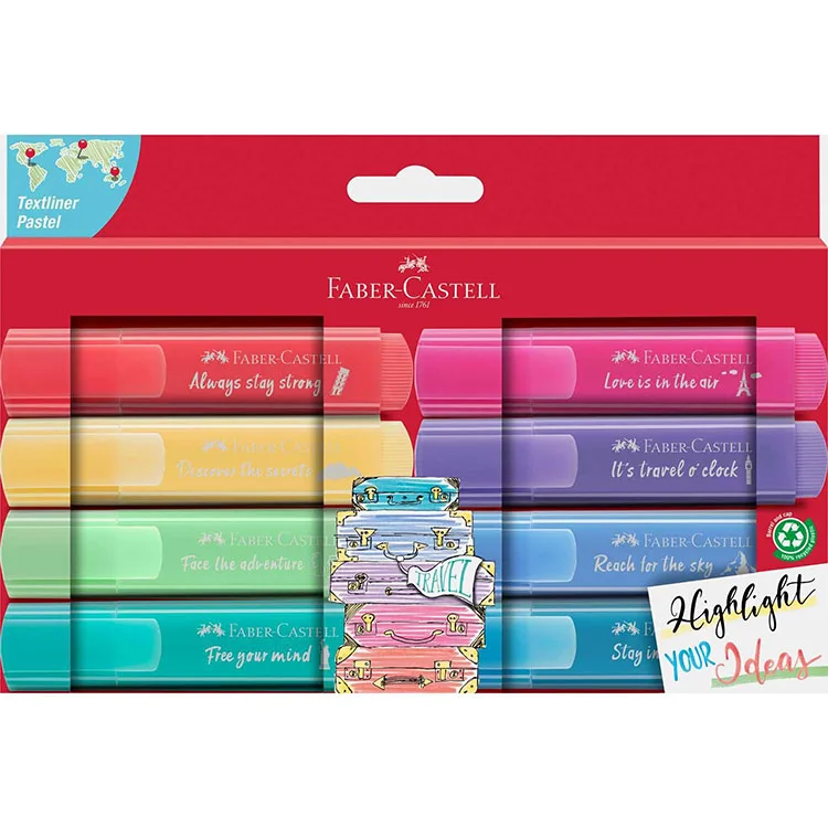 FABER CASTELL PASTEL RENKLER 8'li FOSFORLU KALEM 46
