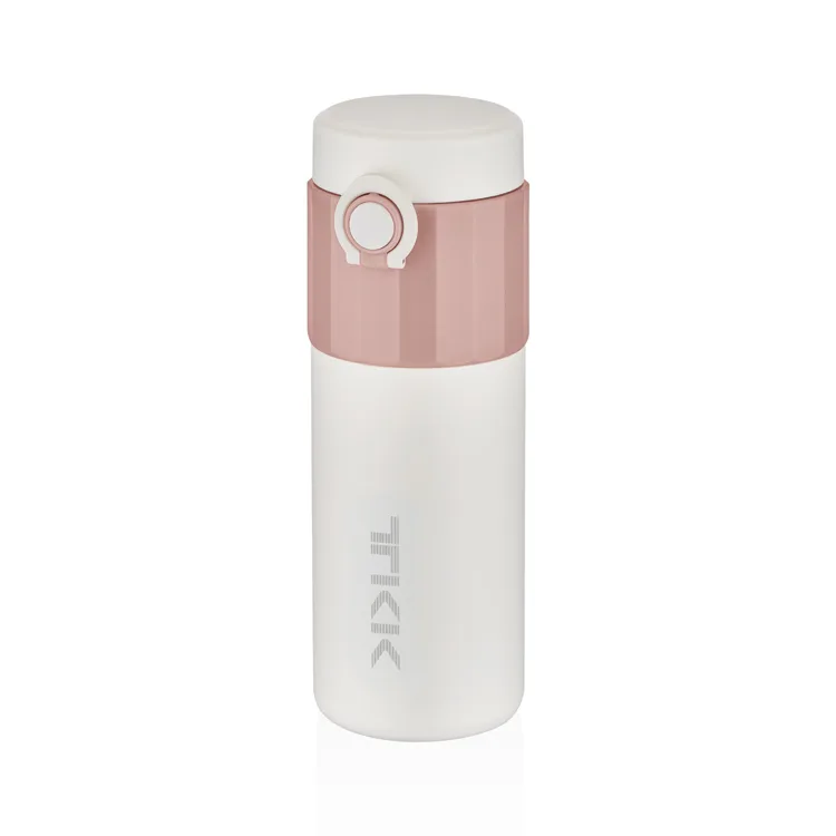 VAGONLİFE TKK ÇELİK TERMOS BEYAZ-PEMBE 450ML T2007