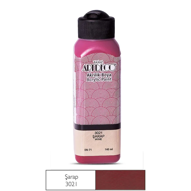 ARTDECO AKRİLİK BOYA 140 ML. ŞARAP