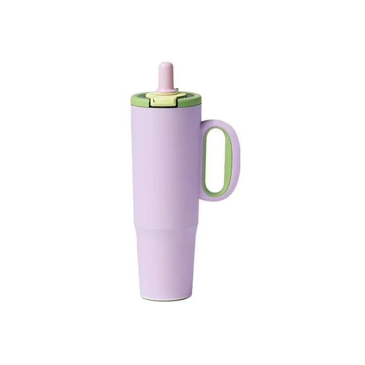 VAGONLİFE ÇELİK PİPETLİ/ PİPETSİZ ÇİFT KULLANIM KULPLU CUP/TERMOS VGN1114 1200ML - MOR
