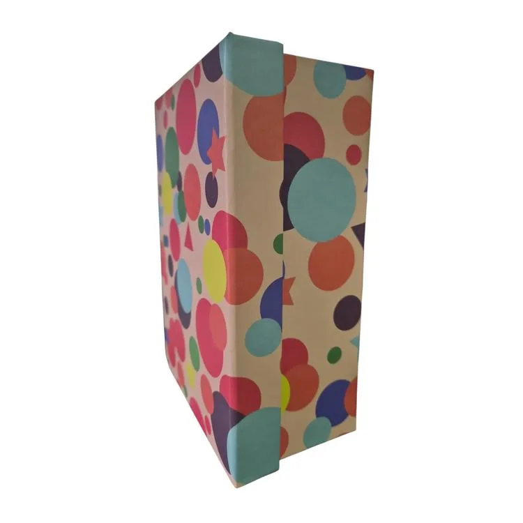 PİN NO:7 GEOMETRİK ŞEKİLLİ DİKDÖRTGEN HEDİYE KUTUSU 31x23,5x13 cm- TEKLİ