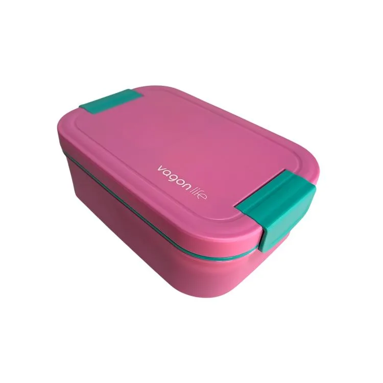 VAGONLİFE VGN1271 2 BÖLMELİ BESLENME YEMEK KABI- LUNCH BOX 1750 ML PEMBE
