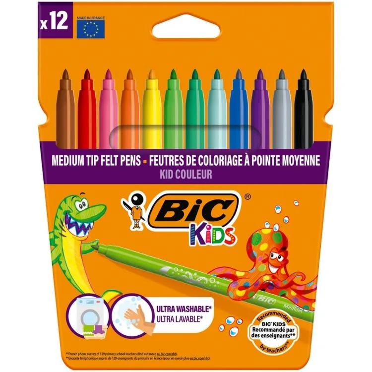 BİC KİDS COULEUR KEÇELİ BOYA KALEMİ 12'Lİ - 9202937
