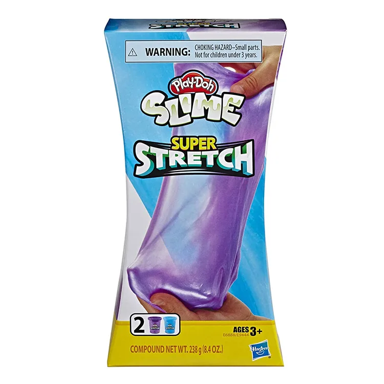 PLAY-DOH SLIME SÜPER STRETCH ESNEK 2'Lİ HAMUR PLAY-E9444/E6888