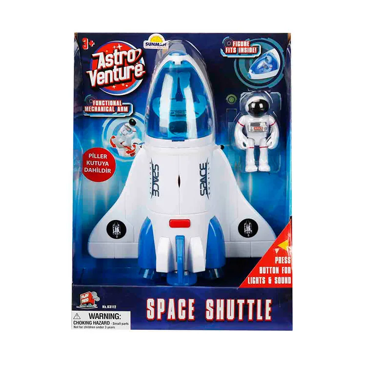 SUNMAN 63112 ASTRO VENTURE SESLİ VE IŞIKLI UZAY MEKİĞİ 3+