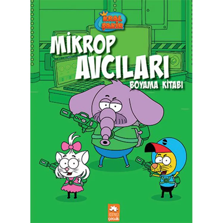 KRAL ŞAKİR MİKROP AVCILARI - BOYAMA KİTABI