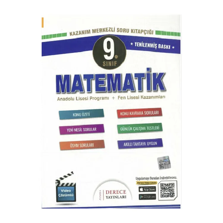 DERECE 9. SINIF MATEMATİK MODÜLER SET