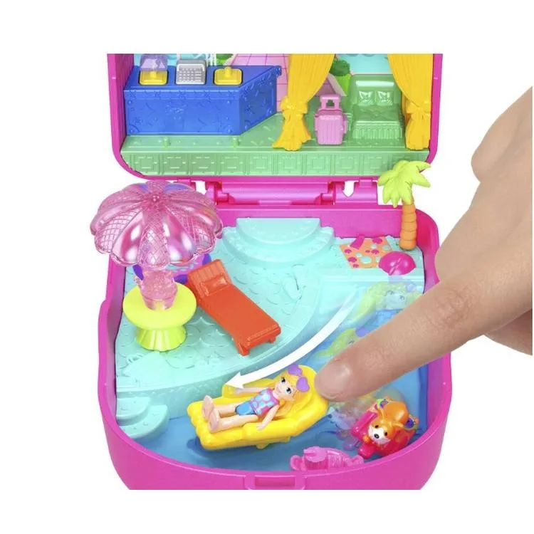 MATTEL JFG56/JCB17 POLLY POCKET MACERALARI MİNİ MİKRO OYUN SETİ GÜNEŞ GÖZLÜKLÜ KEDİ 4+