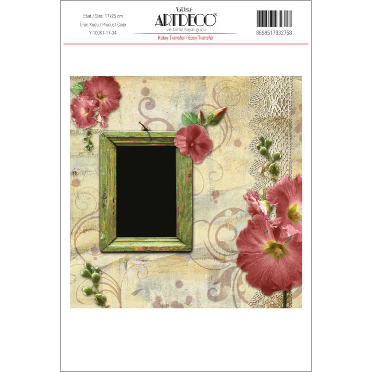 ARTDECO KOLAY TRANSFER 17X25CM DESEN NO:34