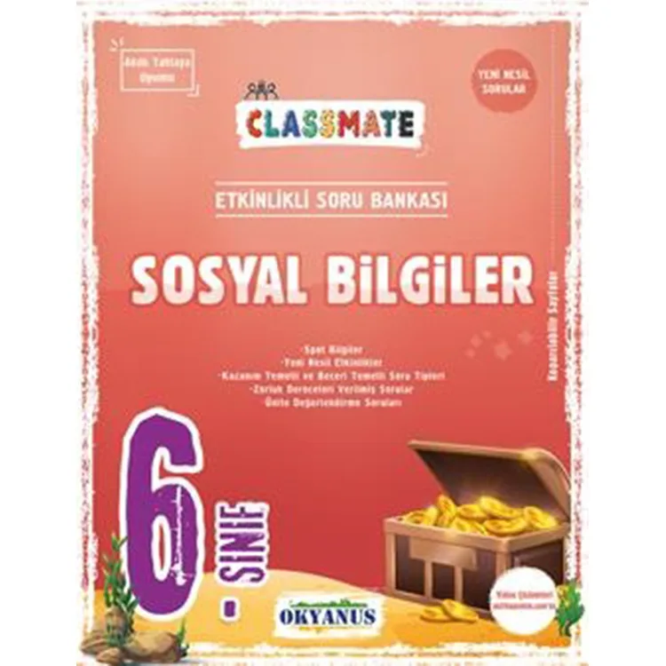 OKYANUS 6. SINIF CLASSMATE SOSYAL BİLGİLER SORU BANKASI -2024