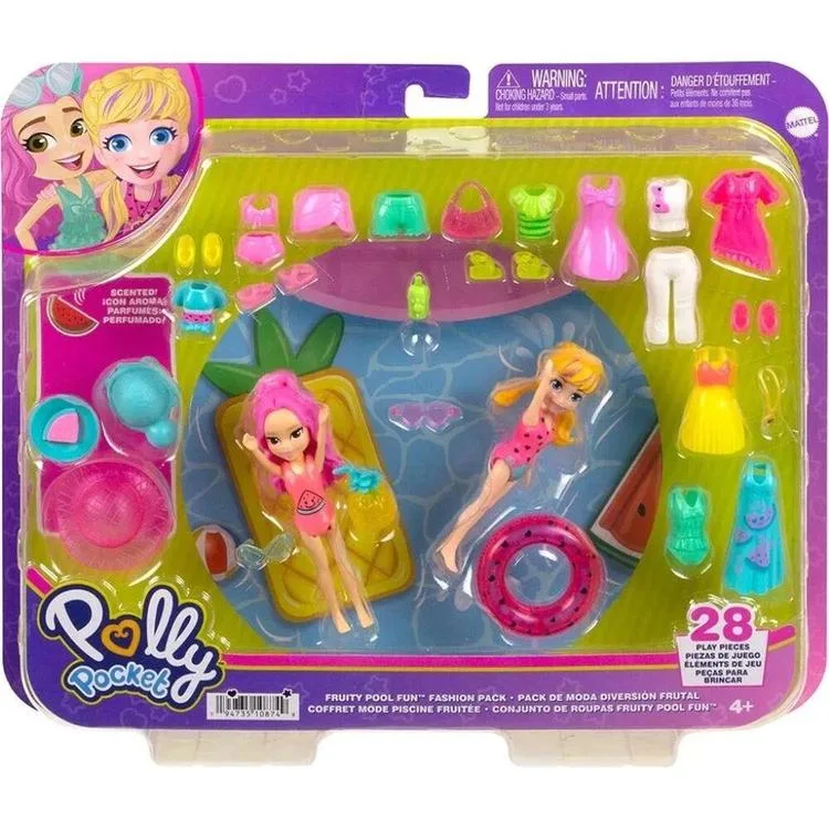 POLLY POCKET HNF51/HKV95 MODA AKSESUARLI OYUN SETİ 28 PARÇA
