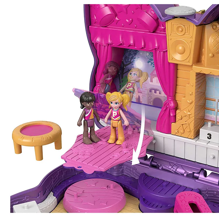 MATTEL FRY35/HCG17 POLLY POCKET VE MACERALARI MİCRO OYUN SETİ SPARKLE STAGE