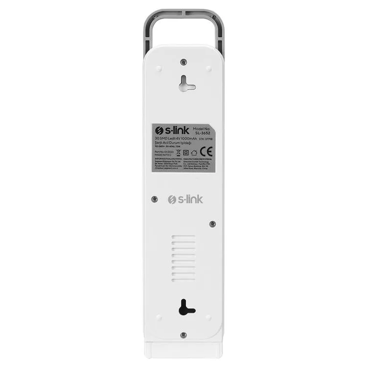 S-LİNK SL-3652 4V 1000mAh ŞARJLI 40 SMD LEDLİ IŞILDAK