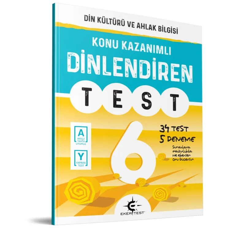 EKER 6. SINIF DİN KÜLTÜRÜ VE AHLAK BİLGİSİ KONU ANLATIMLI DİNLENDİREN TEST