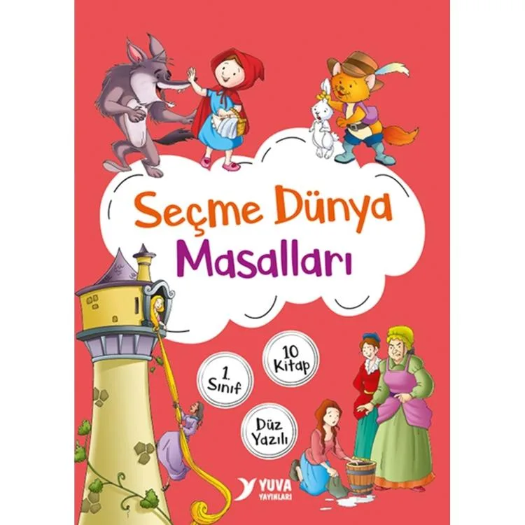 YUVA 1. SINIF SEÇME DÜNYA MASALLARI DÜZ YAZILI