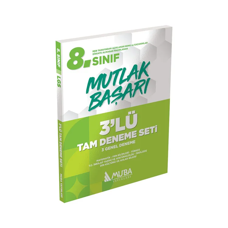 MUBA 8. SINIF LGS MUTLAK BAŞARI 3'LÜ DENEME SETİ