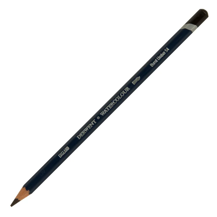 DERWENT NEW WATERCOLOUR PENCIL- SULUBOYA KALEMİ- BURNT UMBER 54