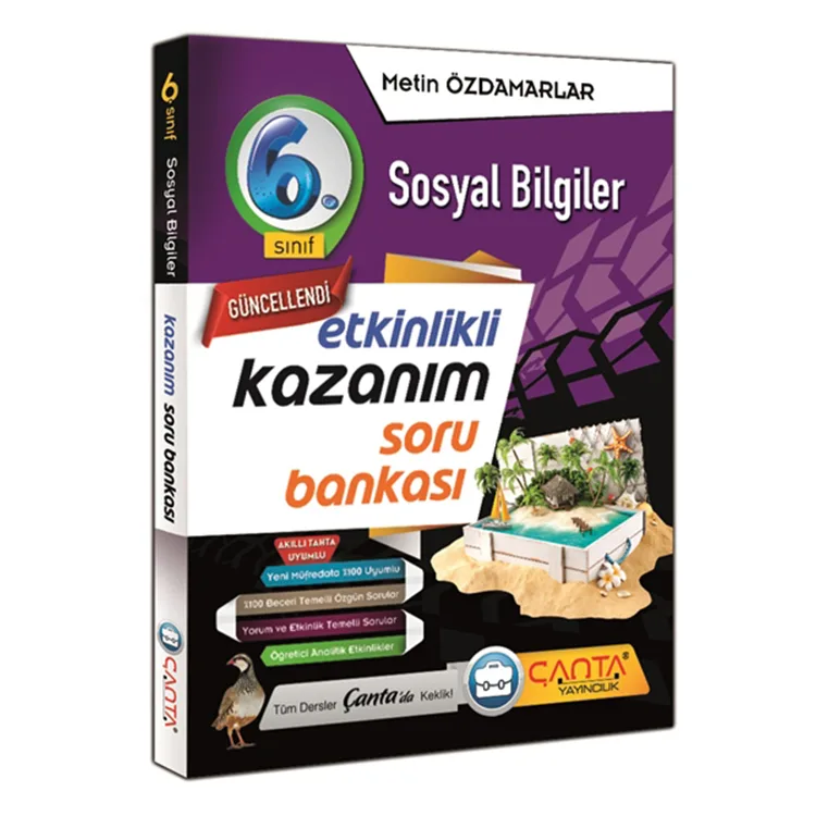 ÇANTA 6. SINIF KAZANIM SOSYAL BILGILER SORU BANKASI 2020