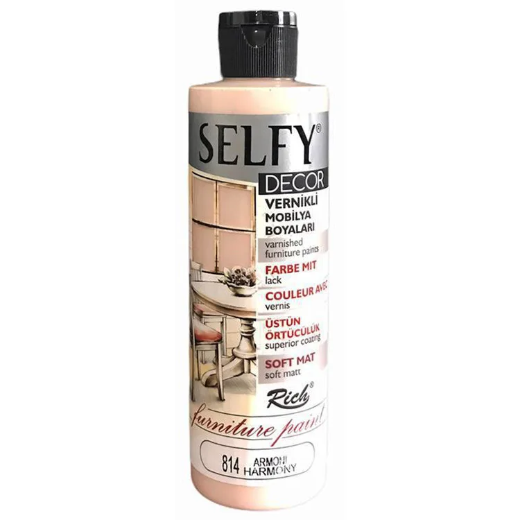 RİCH SLF-240-814 SELFY DECOR VERNİKLİ AKRİLİK BOYA 240cc.ARMONİ