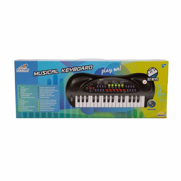 SUNMAN HS3220A 32 TUŞLU MİKROFONLU ELEKTRONİK KUTULU ORG MÜZİK ALETİ