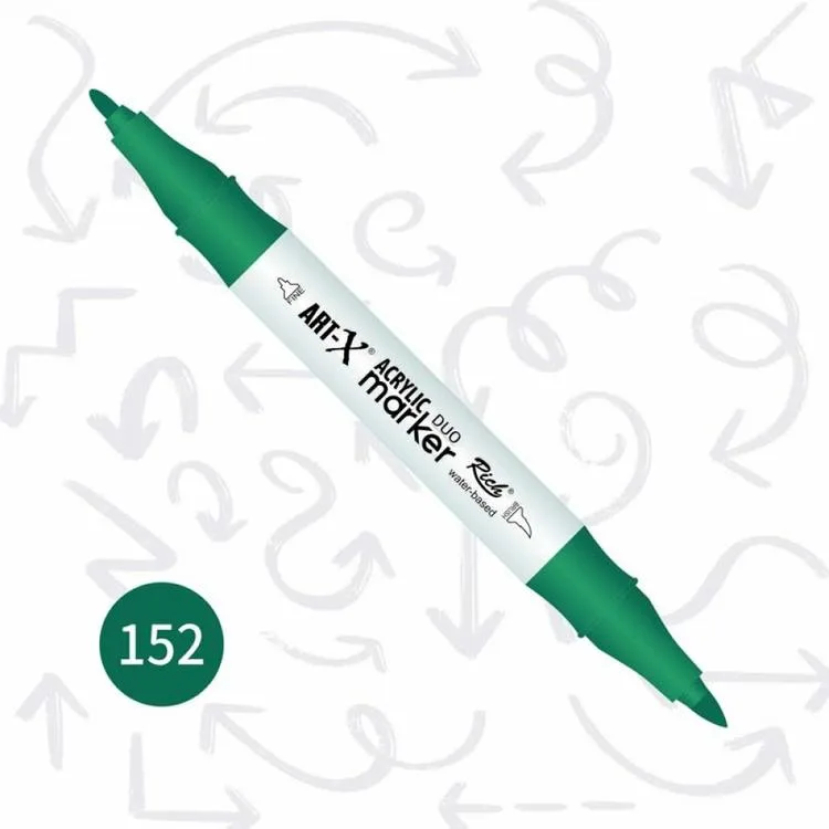 RİCH 17922-152 ART-X ÇİFT TARAFLI DUO AKRİLİK MARKER YEŞİL