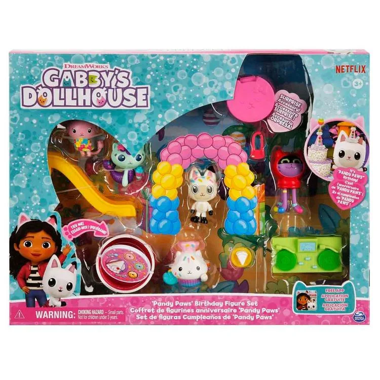 SPIN MASTER GABBY'S DOLLHOUSE PANDY PAWS DOĞUM GÜNÜ FİGÜR SETİ SPM-6069141