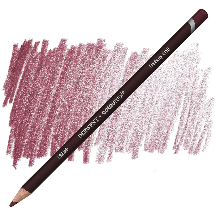 DERWENT COLOURSOFT - YUMUŞAK KURUBOYA KALEMİ- CRANBERRY C150