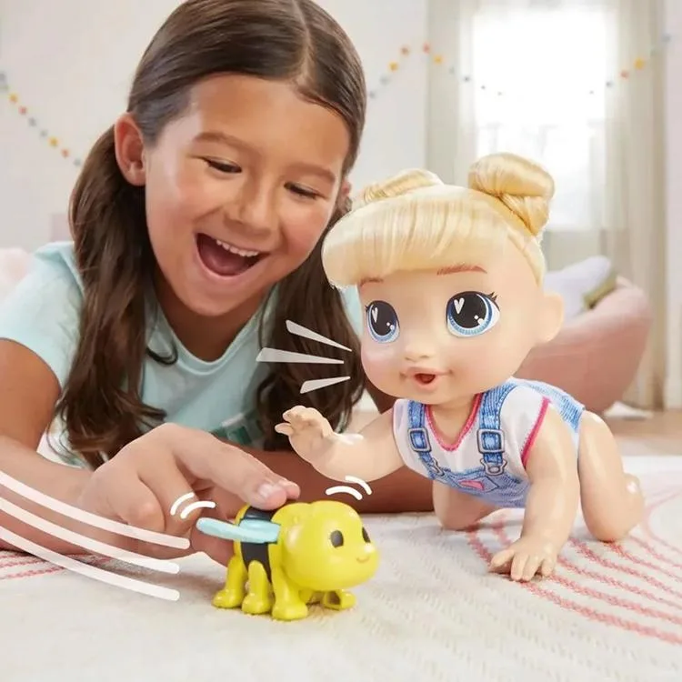 HASBRO F9709 BABY ALIVE EMEKLEYEN SARIŞIN BEBEĞİM