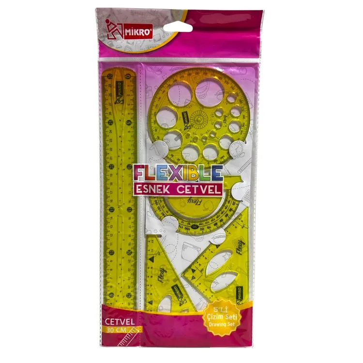 MİKRO FL-05 FLEXIBLE ESNEK ÇİZİM SETİ 5'Lİ