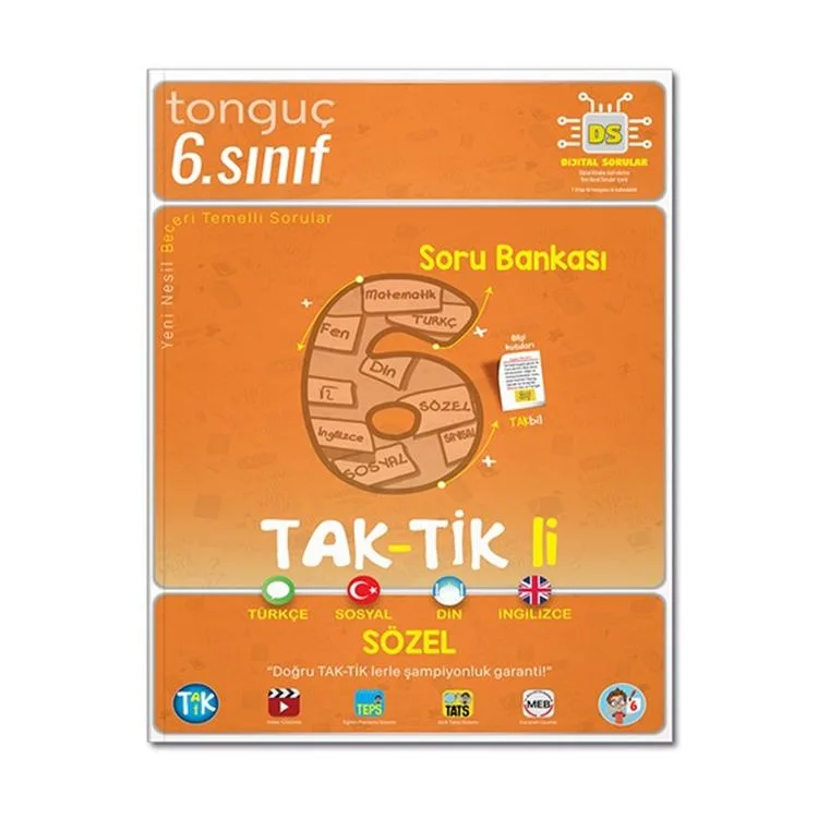 TONGUÇ 6.SINIF TAKTİKLİ SÖZEL SORU BANKASI