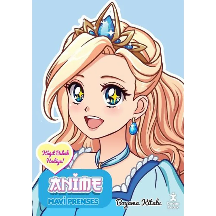 ANİME MAVİ PRENSES BOYAMA KİTABI