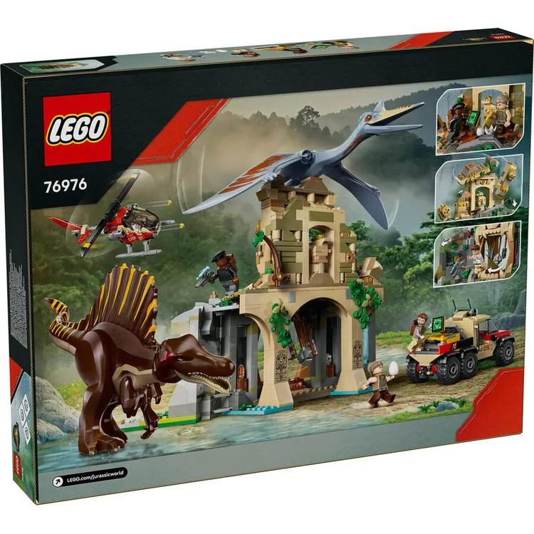 LEGO 76976 JURASSIC WORLD SPINOSAURUS QUETZALCOATLUS AIR MISSION 984 PARÇA 8+