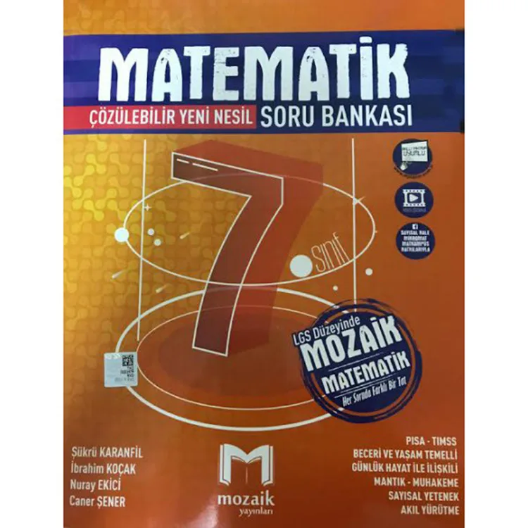 MOZAİK YAYINLARI 7. SINIF MATEMATİK SORU BANKASI