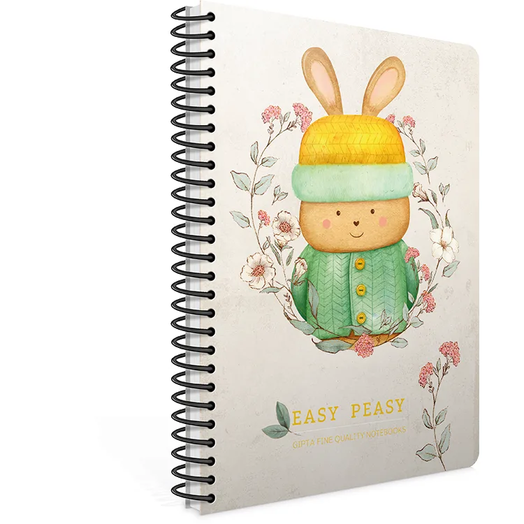 GIPTA EASY NOTES SPİRALLİ KARTON KAPAK DEFTER A4 100YP. KARELİ