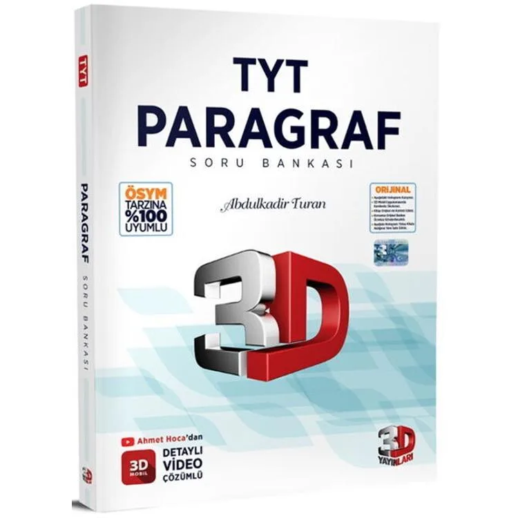 3D TYT PARAGRAF SORU BANKASI