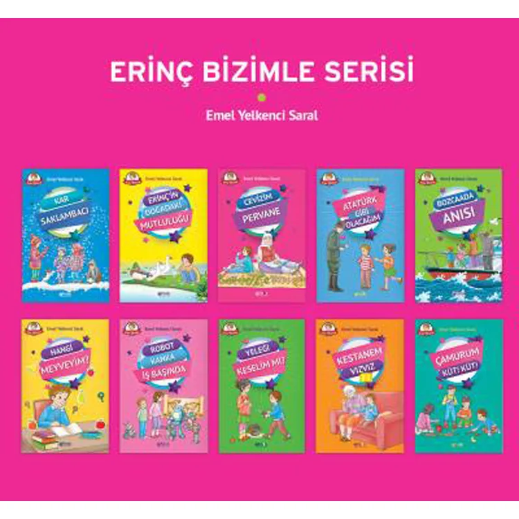 ERİNÇ BİZİMLE SERİSİ 10 KİTAP