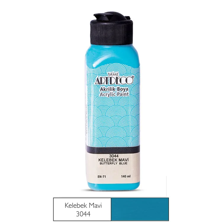 ARTDECO AKRİLİK BOYA 140 ML. KELEBEK MAVİ LV-Y-070R-3044