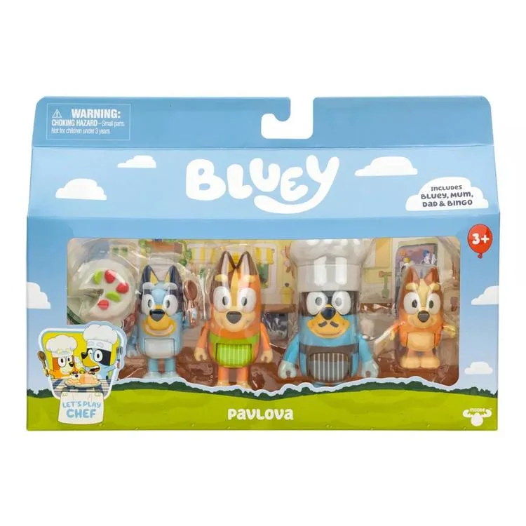 NECOTOYS 18916 BLUEY PAVLOVA 4'LÜ AKSESUARLI FİGÜR 3+